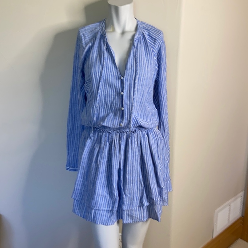 Rails Jasmine striped dress elastic waist size xs - Picture 4 of 11